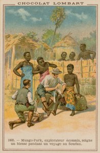 Mungo Park, explorador escocês, 1805 de French School