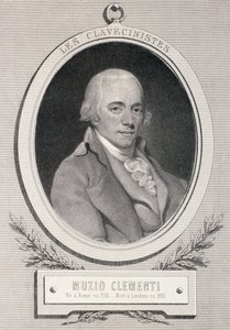 Muzio Clementi (1752-1832) gravado por Alfred Lemoine de French School