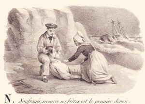 N: Naufrágios, resgatar seus irmãos é o primeiro dever. de French School