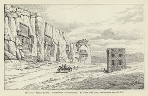 Naksh-i-Rustem, visão geral da necrópole de French School