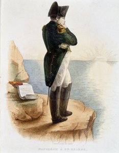 Napoleon a Sainte Helene - in “Plutarque Français” de French School