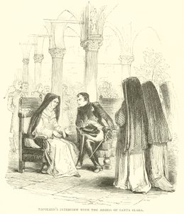 Entrevista de Napoleão com a Abadessa de Santa Clara (gravura) de French School