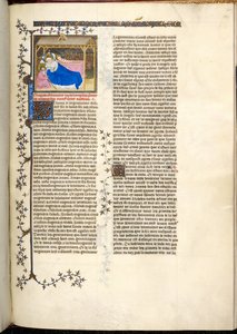 Natividade de Cristo, c.1403-1404 (miniatura) de French School