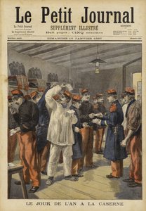 Dia de Ano Novo em um quartel do exército de French School