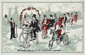 Novo século - a bicicleta de casamento de French School