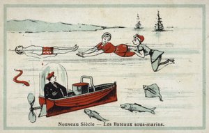 Novo século - barcos submarinos de French School