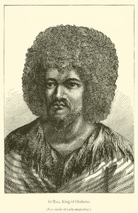 O-Too, Rei de Otaheite (gravura) de French School