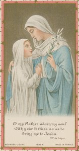 Ó minha mãe, adorne minha alma com suas virtudes para me levar a Jesus de French School
