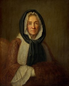 Mulher velha com uma muff, segunda metade do século XVIII (óleo sobre tela) de French School