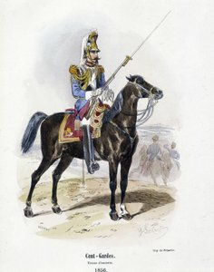 One Hundred - Guardas: fato de escolta em 1856 - em "Histoire de l