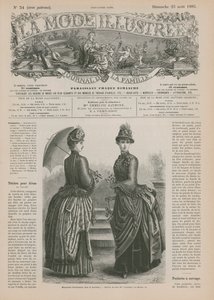 Página da La Mode Illustree de French School