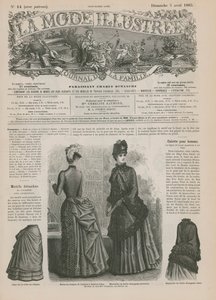 Página da La Mode Illustree de French School