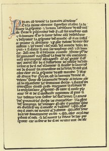 Página do Papa Gregorys Reflexões sobre o Livro de Jó de French School