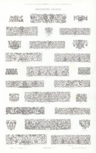 Página de Vignettes Typographiques (gravura) de French School
