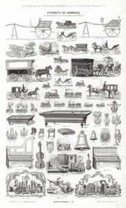Página de Vignettes Typographiques (gravura) de French School
