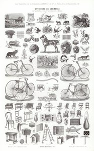 Página de Vignettes Typographiques (gravura) de French School