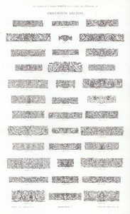 Página de Vignettes Typographiques (gravura) de French School