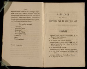 Capítulo de pintura, do Salon des Refuses, 1863 de French School