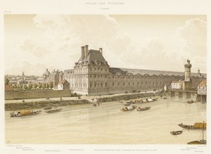 Palácio das Tulherias, 1640 de French School
