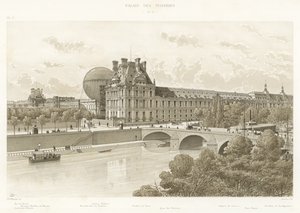 Palácio das Tulherias, 1879 de French School