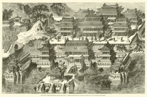 Palácio de Verão, Fang-hou-ching-king, ou o Site sem rival (gravura) de French School
