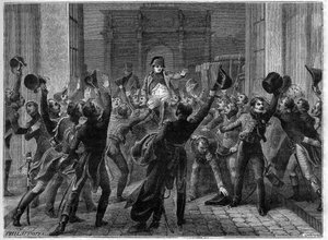 Paris, 20 de Março de 1815 - Napoleão I volta às Tuileries - Les Cent jours (100 jours) Rentree de Napoleon aux Tuileries, le 20 mars 1815 - no "Histoire de l