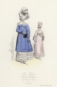 Modas de Paris, época do Império de French School