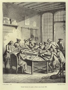 Correios de Paris sob Louis XVI de French School