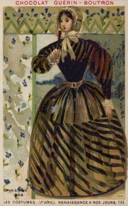 Moda parisiense, 1848 de French School