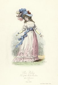 Modas parisienses, época da Revolução Francesa de French School