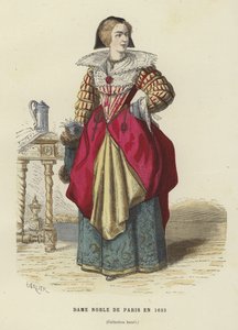 Nobre parisiense, 1633 de French School