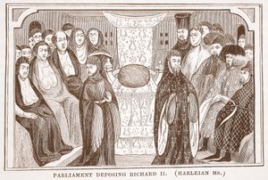Parlamento Deposing Richard II de French School
