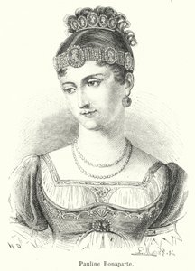Pauline Bonaparte (gravura) de French School