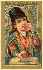 Pêssegos da Pérsia (chromolitho) de French School