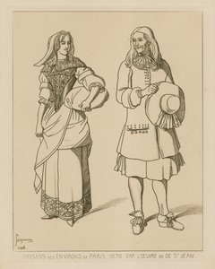 Camponeses nas proximidades de Paris, 1676