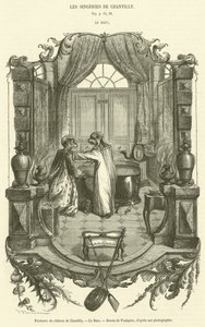 Pinturas do Castelo de Chantilly, O Banho (gravura) de French School
