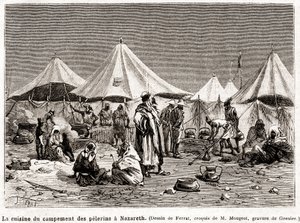 Peregrinação de Penitência aos Lugares Santos de 25 de Abril a 8 de Junho de 1882 (gravura) de French School