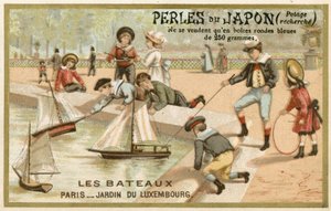 Grânulos de cartão de comércio do Japão de French School