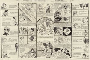 Petites annonces illustrees (gravura) de French School