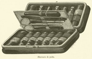 Farmácia de bolso (gravura) de French School