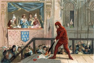 Philip IV, conhecido como Le Bel de French School