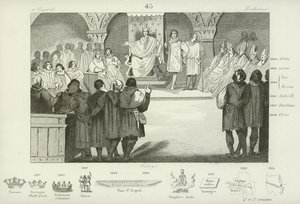 Filipe IV da França convoca os Estados Gerais, Palácio de Louuvre, Paris, 1302 de French School