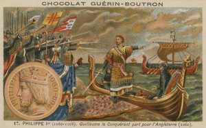 Filipe I, rei da França: Guilherme, o conquistador, partindo para a Inglaterra, 1060