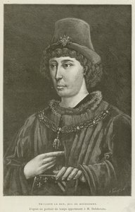 Philippe Le Bon, Duque de Borgonha (gravura) de French School