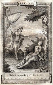 Philocle recalls by Idomenee - gravação de 1798 após Monnet em "Les Aventures de Telemaque, fils d