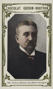 Pichon, Ministro dos Negócios Estrangeiros (foto colorida) de French School