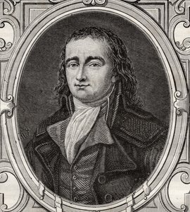 Pierre Gaspard Chaumette (1763-94) de "História da Revolução Francesa" por Louis Blanc (1811-82) de French School