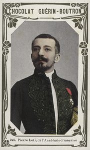 Pierre Loti, da Academie-Francaise (foto colorida) de French School