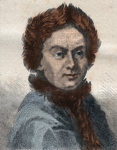 Pierre Louis Moreau de Maupertuis, astrônomo (1698 - 1759) - ilustração tirada de "Os Grandes Marinheiros do século XVIII". de French School