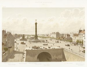 Place de la Bastille, 1841 de French School